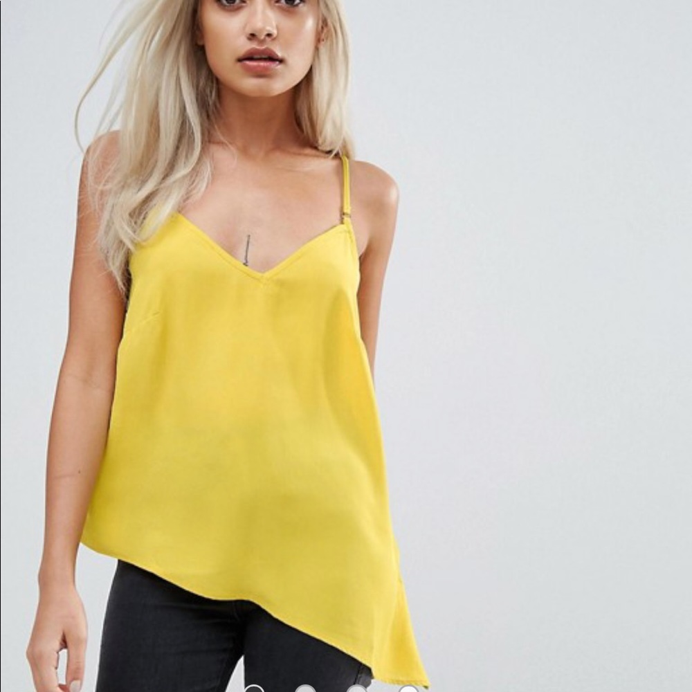 Petite asymmetric cami
